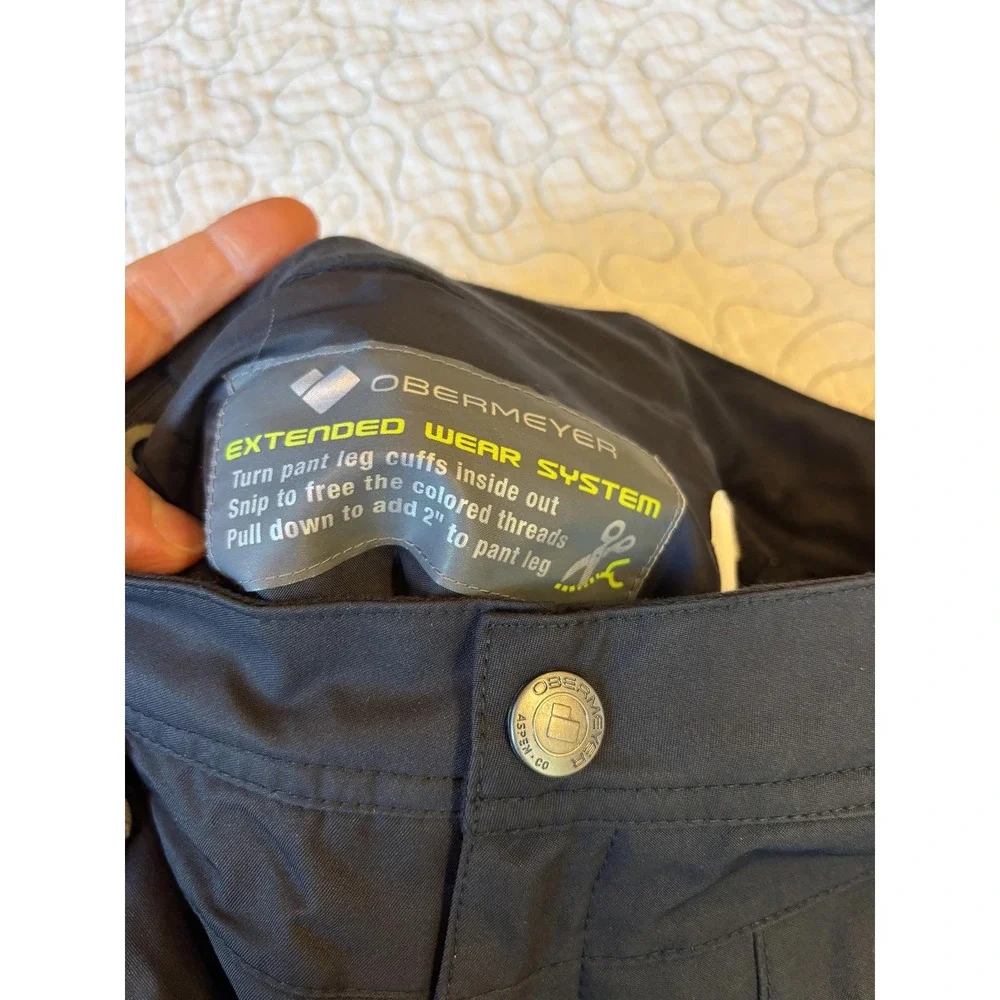 Obermeyer‎ Girls Brooke Black Ski Snow Pants Size XS (6/7)